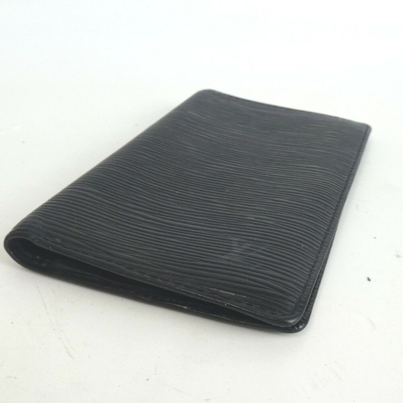 Louis Vuitton Other - LOUIS VUITTON Black Epi Old Card case Leather